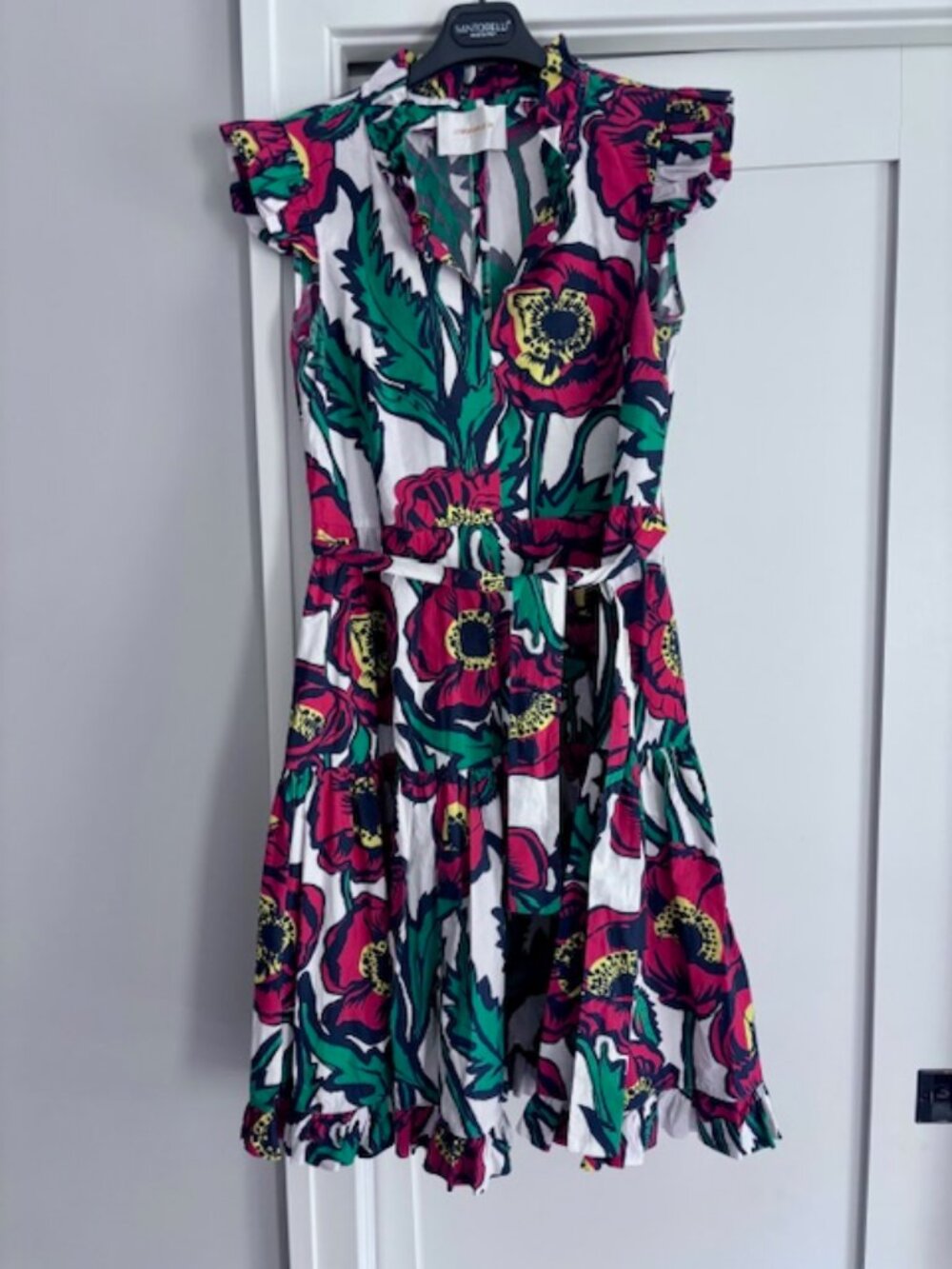 Floral Print Midi Length Dress